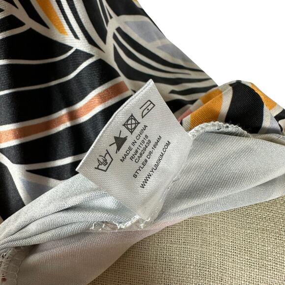 YUMI KIM Pink Retro Bloom Stretch Maxi Dress Women's Size Small NWT Colorful V - Picture 7 of 8